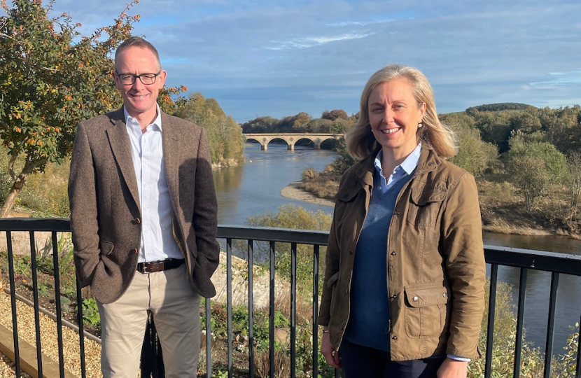  Photo of Rachael Hamilton MSP and John Lamont MP  