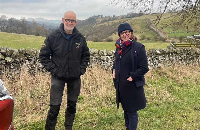 Rachael Hamilton MSP at Heronhill Farm