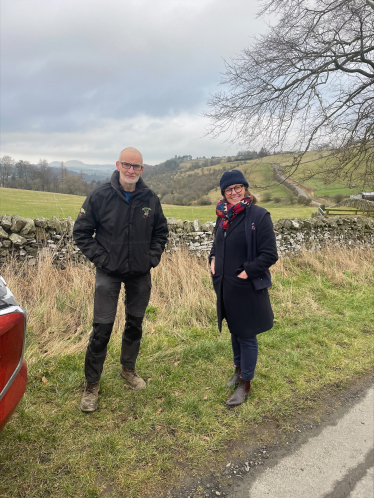 Rachael Hamilton MSP at Heronhill Farm