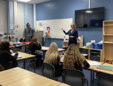 Rachael Hamilton MSP at Eyemouth High School