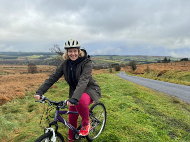 Borders MSP hails new cycling routes on visit to 'exciting' Holm Hill development